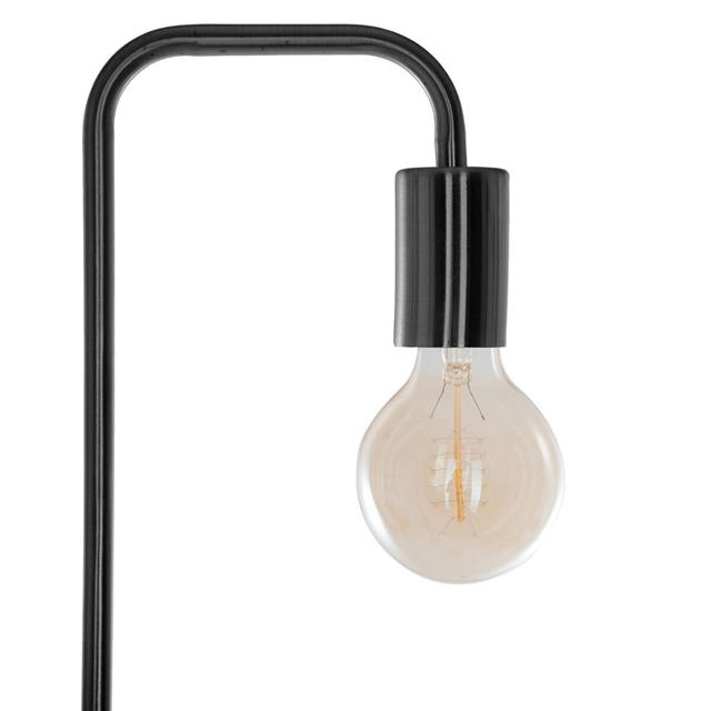 ATMOSPHERA 'KELI' 1xE27 (MAX.60W) FLOOR LAMP METAL BLACK IP20 Ø200xH1500MM