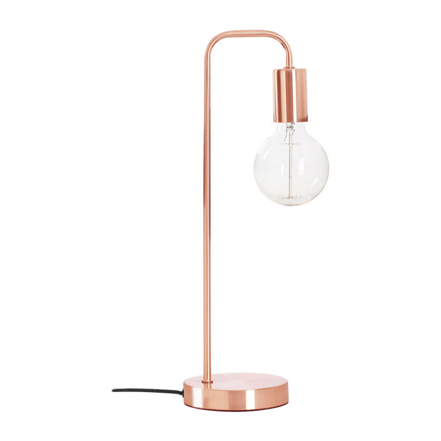 ATMOSPHERA 'KELI' 1xE27 (MAX.40W) TABLE LAMP COPPER Ø130xH450MM