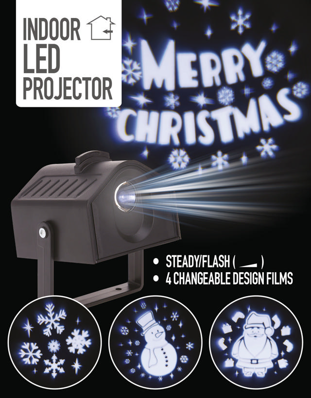 LED PROJECTOR WITH FLASH