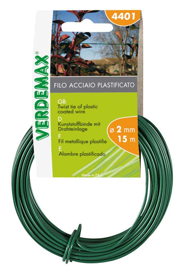 VERDEMAX ROUND STEEL WIRE 2MMX15M