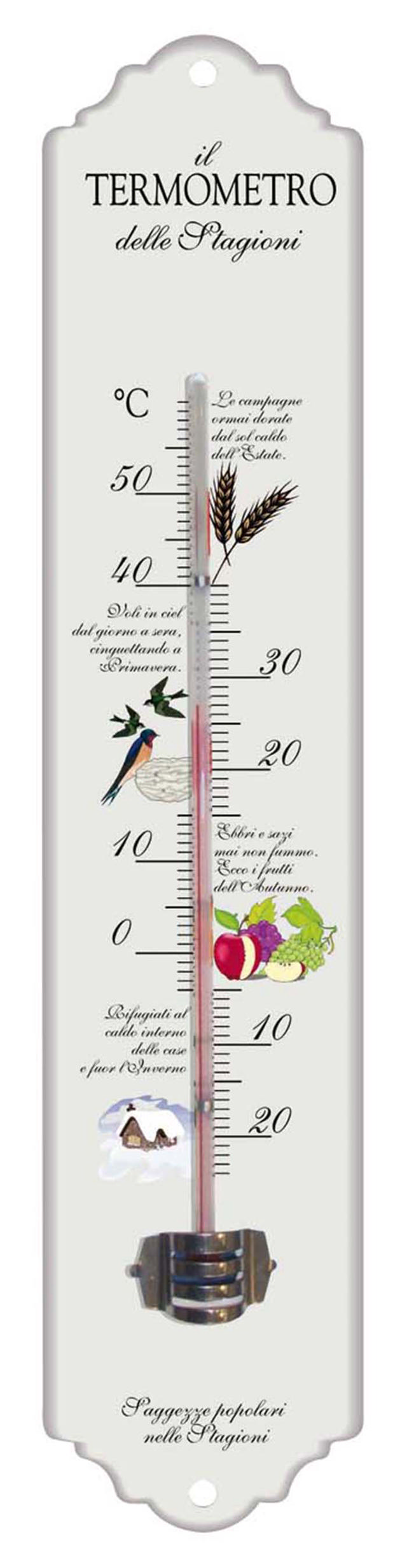 VERDEMAX METAL THERMOMETER 30X06.5CM