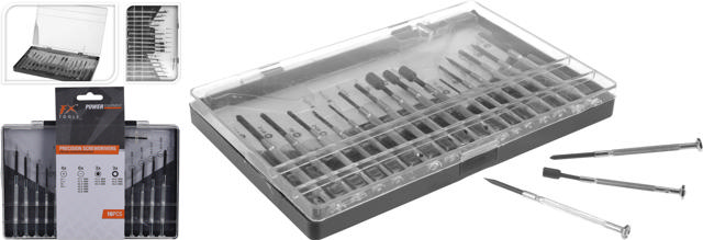 SCREWDRIVERSET 16PCS PRECISION