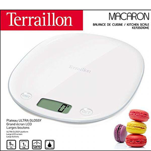 TER KITCHEN SCALE MACARON WHITE