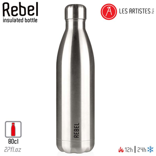 LES ARTISTES REBEL BOTTLE INSULATED 800ML STAINLESS STEEL