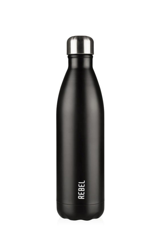 LES ARTISTES REBEL BOTTLE INSULATED 800ML BLACK 