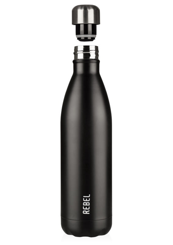 LES ARTISTES REBEL BOTTLE INSULATED 800ML BLACK 