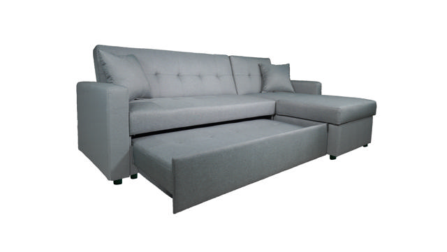 VIENNA CORNER SOFA BED GREY