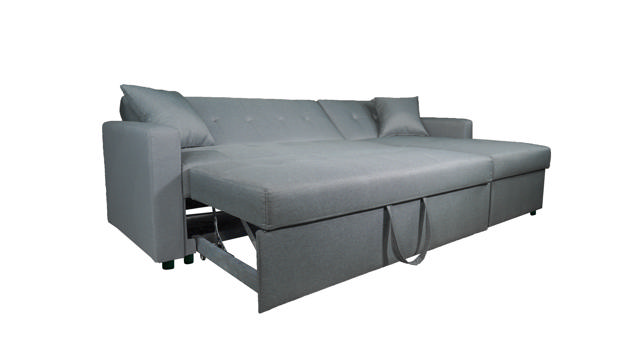 VIENNA CORNER SOFA BED GREY