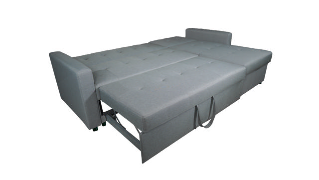 VIENNA CORNER SOFA BED GREY