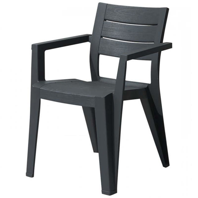 KETER JULIE OUTDOOR CHAIR 61.5X58.5X79CM - GRAPHITE