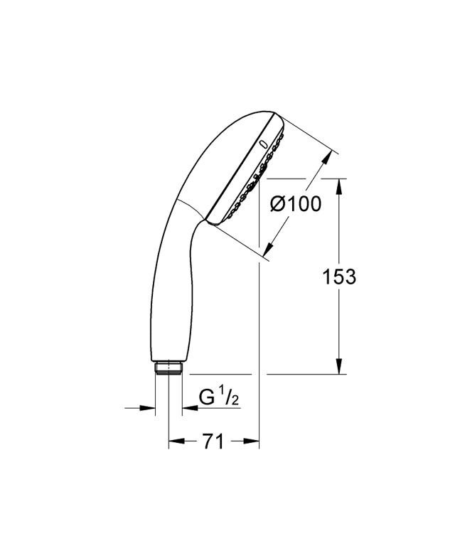 GROHE VITALIO START ΤΗΛΕΦΩΝΟ ΝΤΟΥΖ