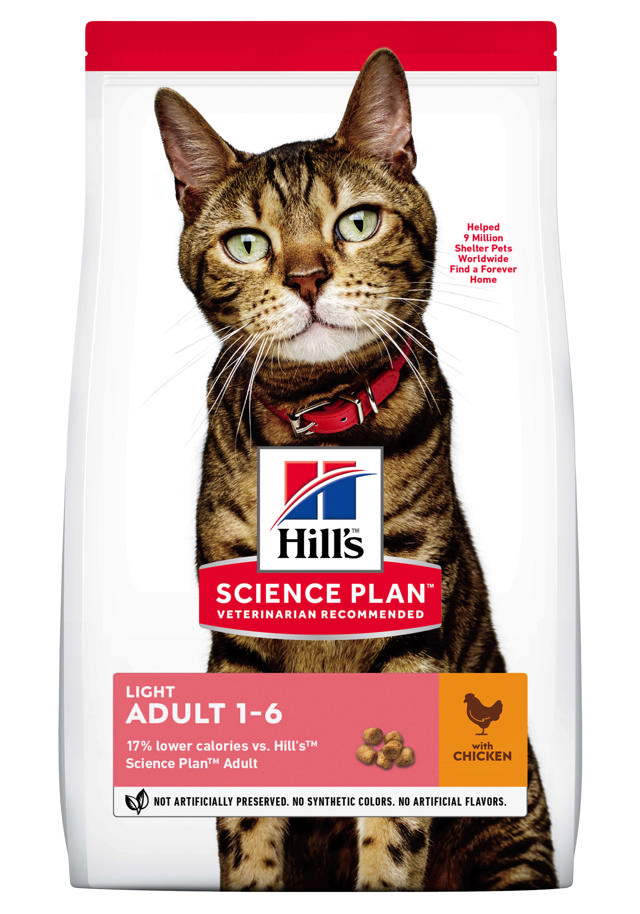 SCIENCE PLAN FELINE ADULT LIGHT CHICKEN 1.5KG