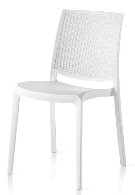 IDEA LONDON OUTDOOR CHAIR 43X55X83CM - WHITE