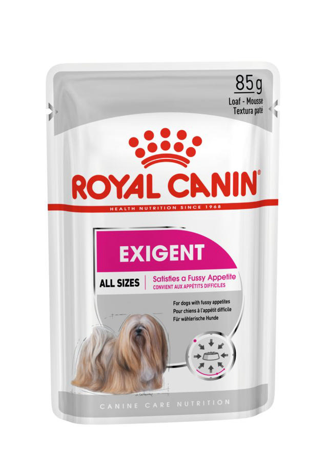 ROYAL CANIN MINI ΥΓΡΗ ΤΡΟΦΗ ΣΚΥΛΟΥ EXIGENT POUCH 85GR