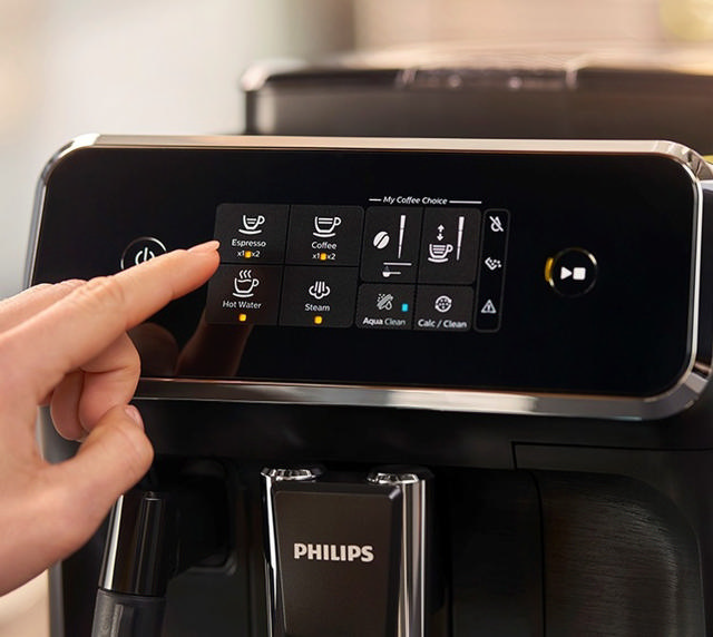 PHILIPS EP2221/40 FULLY AUTOMATIC ESPRESSO COFFEE MACHINE BLACK 15BAR