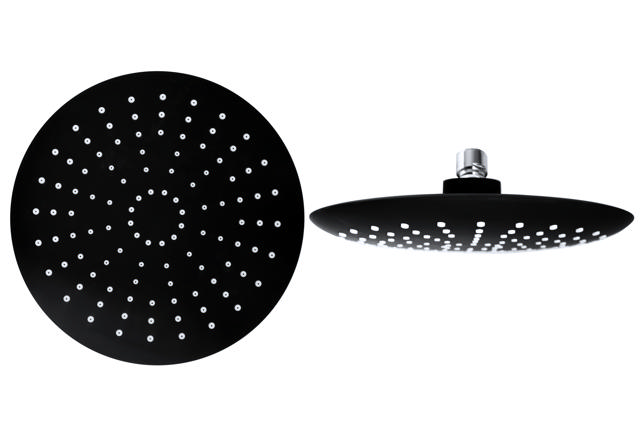 DUSCHY SHOWER HEAD CIRCLE 23CM BLACK