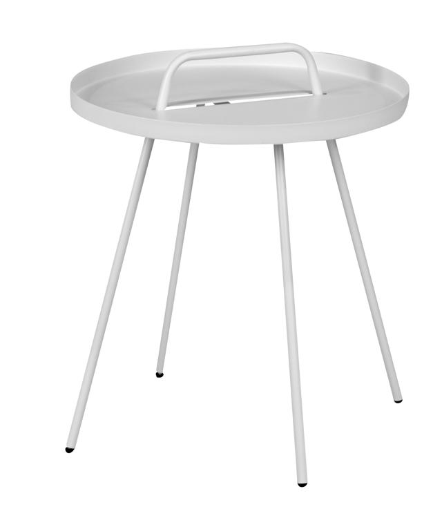 FRUIT TABLE ROUND WHITE 54X54X51CM