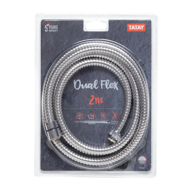 TATΑΥ SHOWER HOSE DUAL FLEX 2Μ