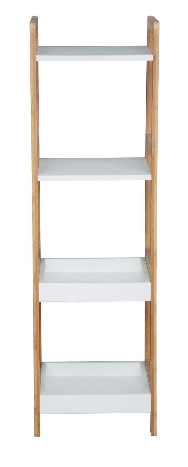 LONDON 4 TIER SHELF MDF+BAMBOO