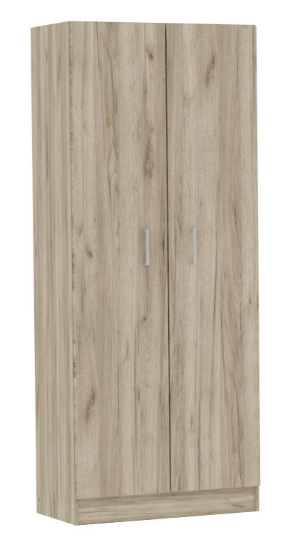 EKOWOOD ΝΤΟΥΛΑΠΑ ΜΕ 2 ΠΟΡΤΕΣ 74X37X84CM ΓΚΡΙ