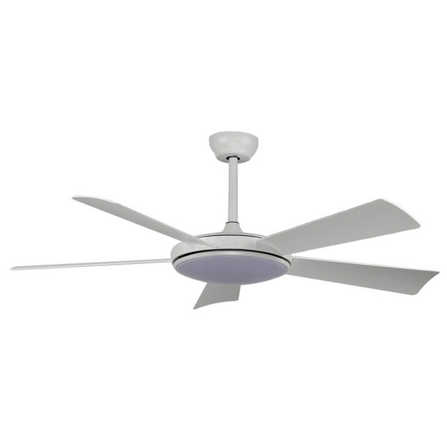 SUNLIGHT 'MIRAGE' CEILING FAN DC MOTOR 5-ABS BLADES 52-INCH WHITE LED 32W 2880LM 3CCT REMOTE CONTROL