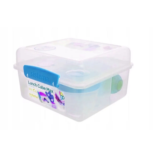 SISTEMA TO GO LUNCH CUBE 2L WITH BOTTLE 4 COLOURS