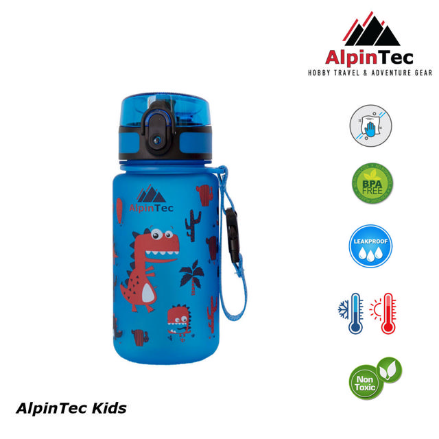 ALPIN KIDS BOTTLE 35CL DINO BLUE