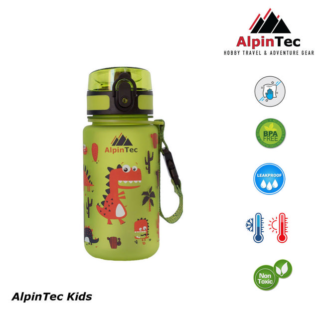 ALPIN KIDS BOTTLE 35CL DINO GREEN