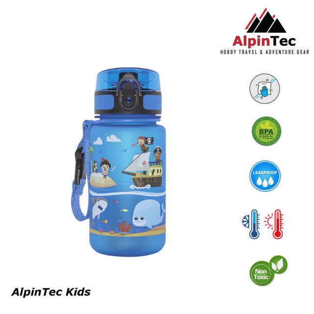 ALPIN KIDS BOTTLE 35CL PIRATES BLUE