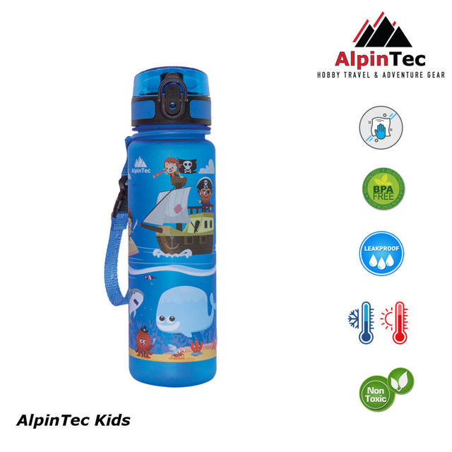 ALPIN KIDS BOTTLE 50CL PIRATES BLUE