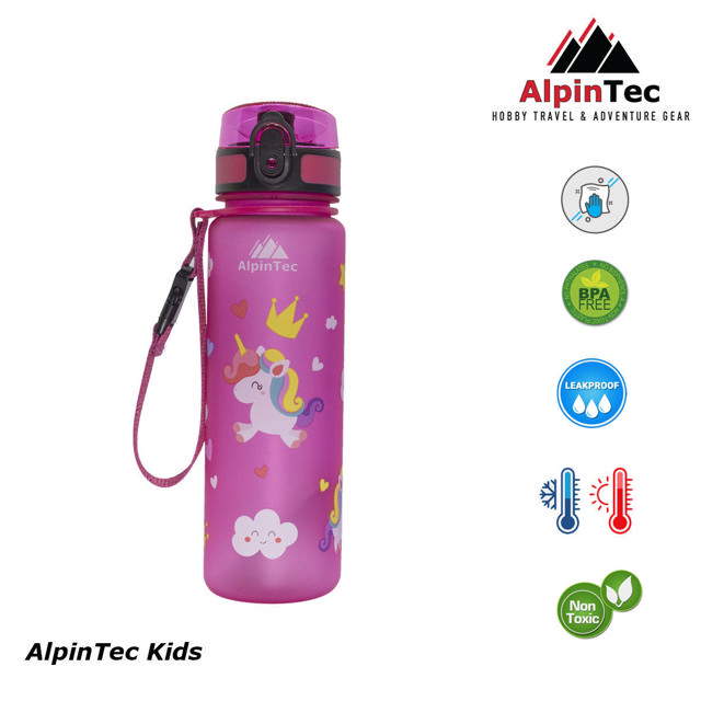 ALPIN KIDS BOTTLE 50CL PONY PINK