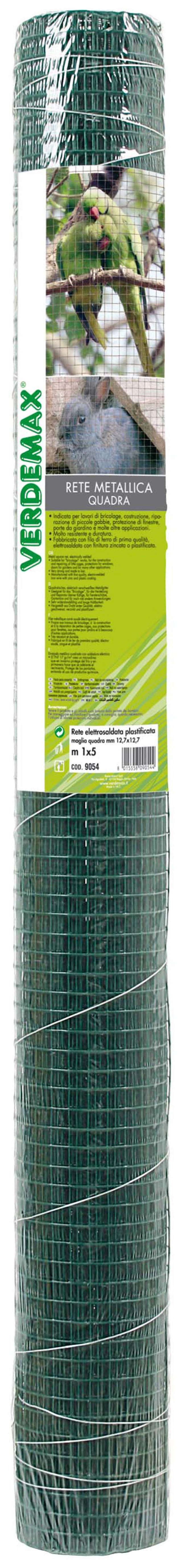 VERDEMAX METAL SQ NET 1X5M GREEN