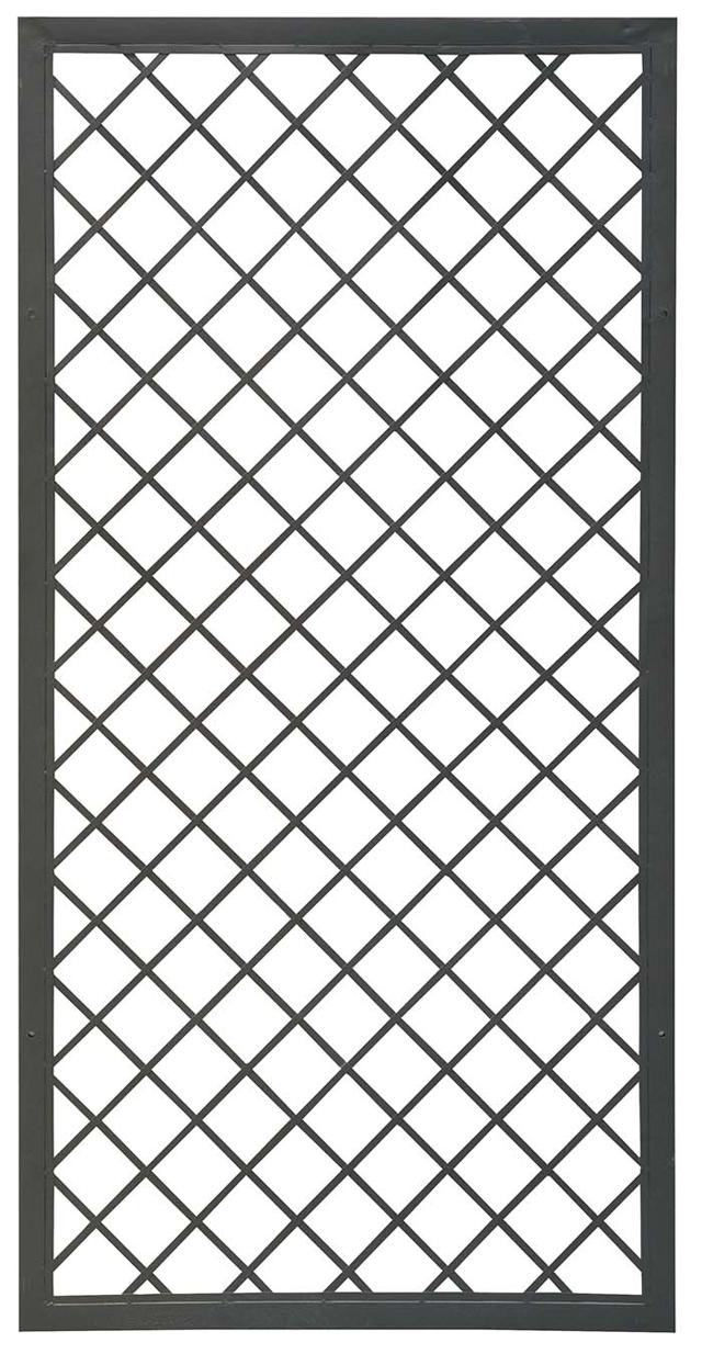 VERDEMAX METAL TRELLIS 1.8M X 0.9M - ANTHRACITE