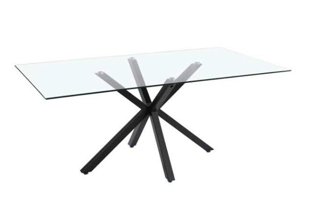 MARS DINING TABLE 180 X 100CM BLACK