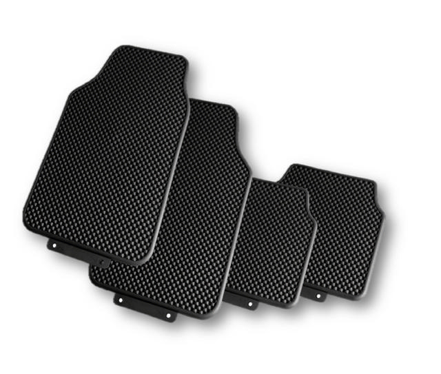 AUTOMAX PREMIUM PVC CAR MATS WITH VERCLO GRIP SET x 4