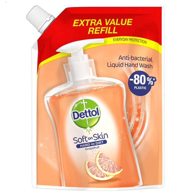 DETTOL ΑΝΤΑΛΛΑΚΤΙΚΟ ΥΓΡΟ ΠΛΥΣΙΜΟΥ ΧΕΡΙΩΝ ΓΚΡΕΪΠΦΡΟΥΤ 500ML