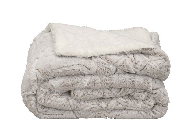 SHER FUR BLANKET 200X220CM BEIGE