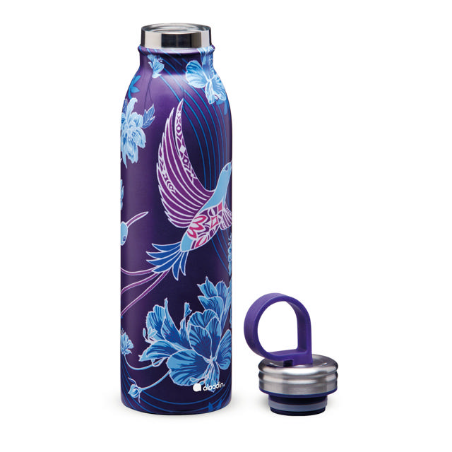 ALADDIN NAITO CHILLED THERMAVAC WATER BOTTLE RIVERSIDE INDIGO 550ML 9 HRS COLD