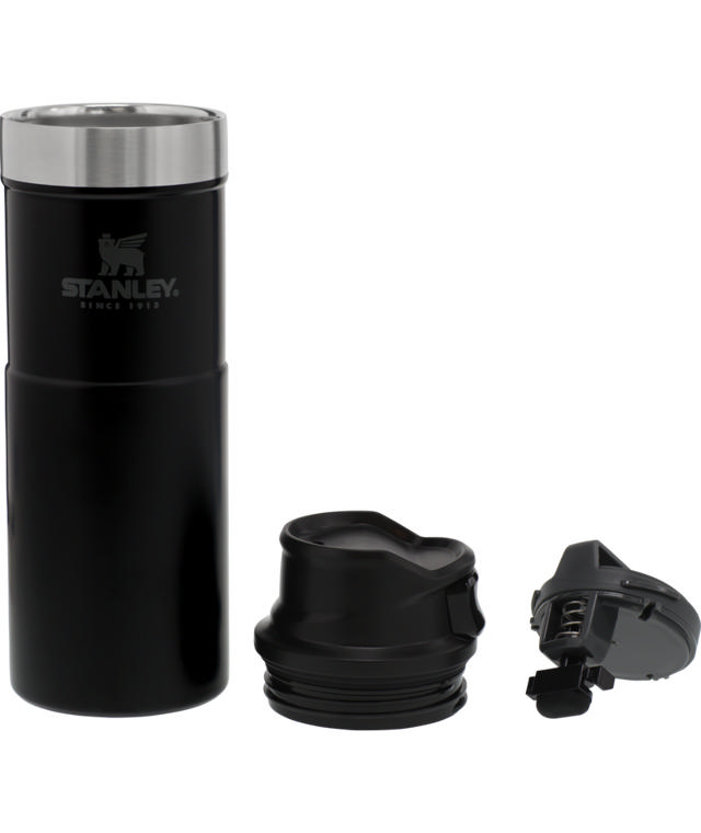 STANLEY CLASSIC TRIGGER ACTION TRAVEL MUG BLACK 0,47LTR