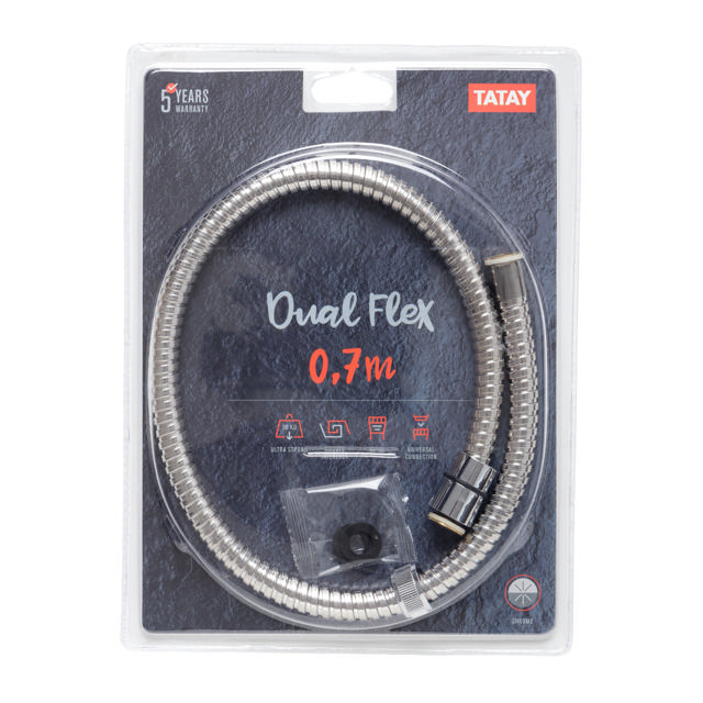 TATΑΥ SHOWER HOSE DUAL FLEX 0.7Μ