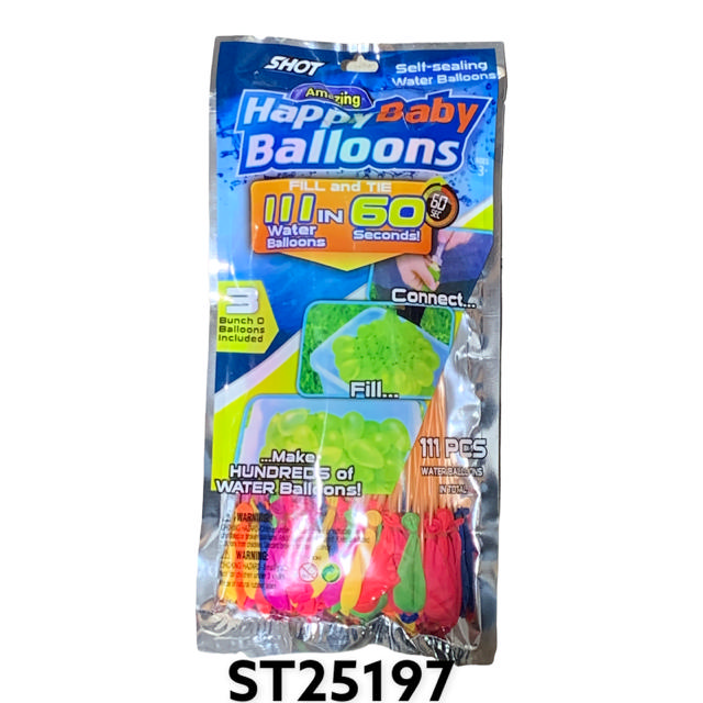 WATER BALLOONS 111PCS