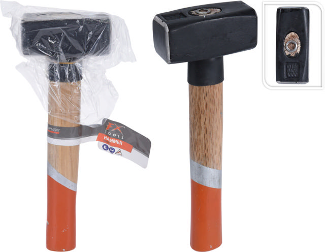 HAMMER WITH WOODEN HANDLE 1KG