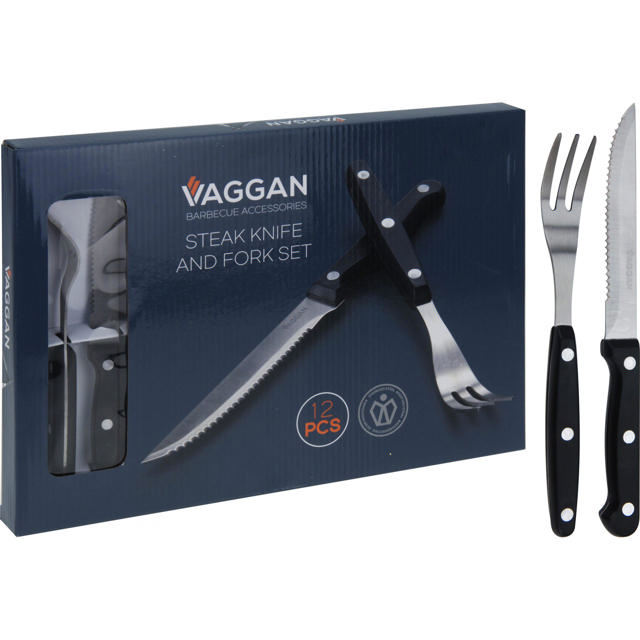 VAGGAN ΣΕΤ ΜΑΧΑΙΡΟΠΙΡΟΥΝΑ ΜΠΡΙΖΟΛΑΣ 12PCS