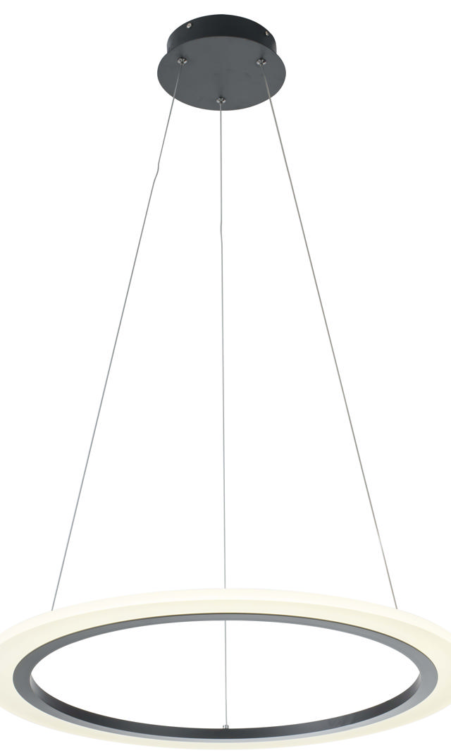 SUNLIGHT PENDANT LIGHT 35W LED BLACK 3325LM 4000K Ø600MM