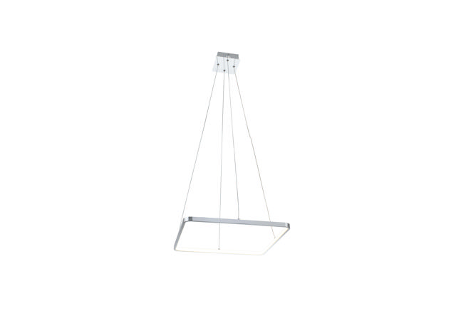 SUNLIGHT PENDANT LIGHT 30W LED CHROME 2850LM 4000K 500MMX500MM