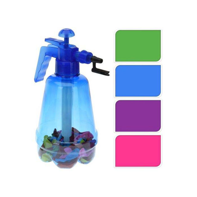 WATER PUMP BALLOON SPRAYER WITH 100 BALLOONS 1.7L 4 ΔΙΑΦΟΡΕΤΙΚΑ ΧΡΩΜΑΤΑ