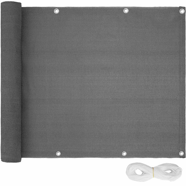 BALCONY SCREEN DARK GREY 445CM X 76CM