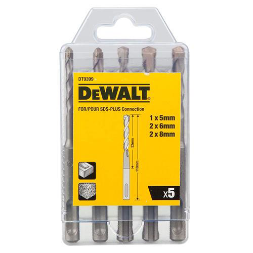 DEWALT SET HAMMER DRILL BIT 5PCS