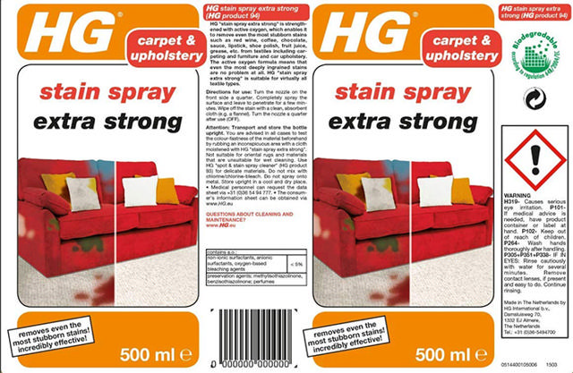 HG STAIN SPRAY EXTRA STRONG 500ML