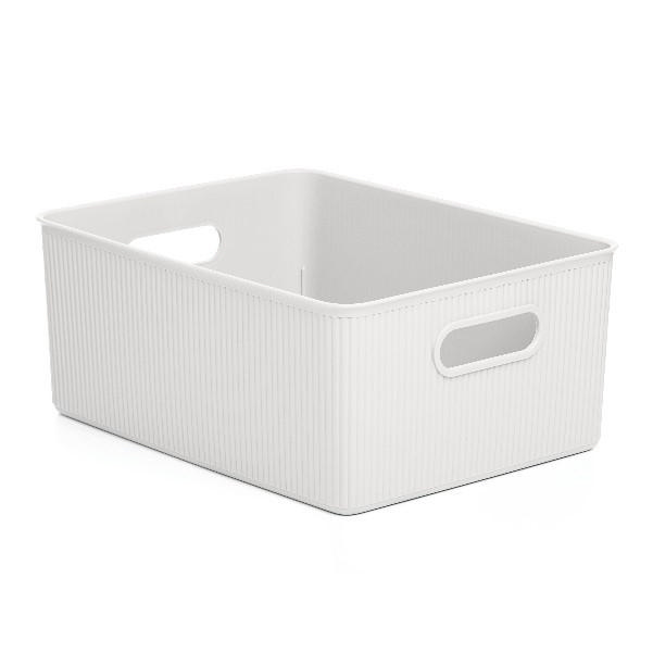 TATAY STORAGE BASKET 38.5X29.4X16CM 15L WHITE